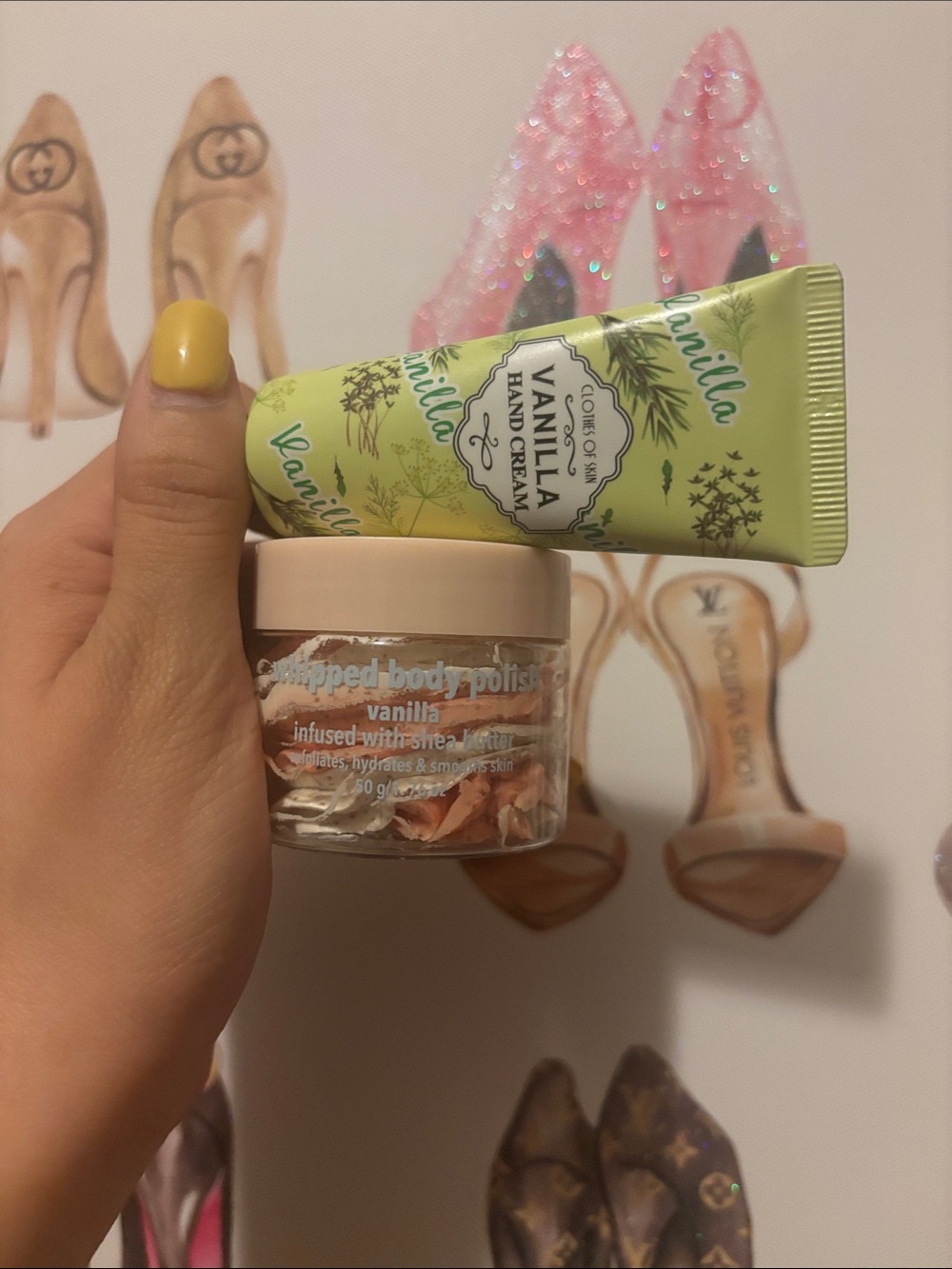 Vanilla Hand Cream & Whipped Body Polish Bundle